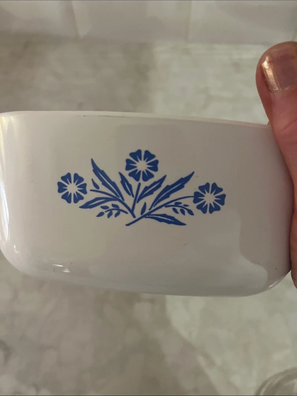 Vintage CorningWare Blue Cornflower Casserole Baking Dish 1 1/2 Quart with Lid